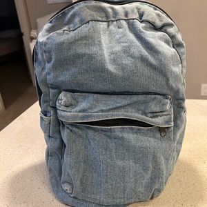 Denim backpack